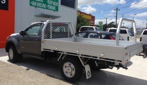 Holden Colorado Single Cab with Tiger Tradie Tray