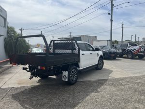Ford Ranger Dual Cab Powdercoated Black Tradie Tray #12