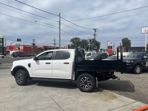 Ford Ranger Dual Cab Powdercoated Black Tradie Tray #13
