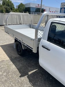 Toyota Hilux Single Cab with Tradie Tray and ladder rack #23