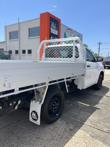 Toyota Hilux Single Cab with Tradie Tray and ladder rack #22