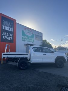 Toyota Hilux Dual Cab with Platnium Tray and ladder rack #33