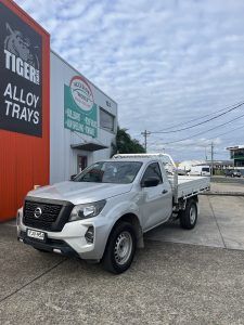 Nissan Navara Single Cab with Tiger Tough Heavy Duty Alloy Tray #4