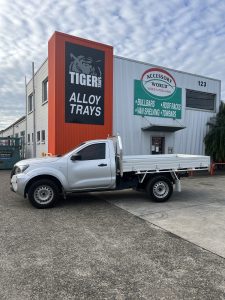 Nissan Navara Single Cab with Tiger Tough Heavy Duty Alloy Tray #5