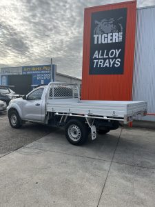 Nissan Navara Single Cab with Tiger Tough Heavy Duty Alloy Tray #6