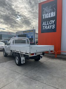 Nissan Navara Single Cab with Tiger Tough Heavy Duty Alloy Tray #7