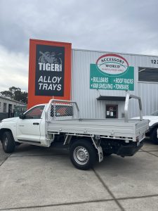 Single Cab Mitsibishi Triton with Tradie Tray (trundle drawer, ladder rack and underbody) #21