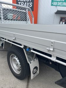 Single Cab Mitsibishi Triton with Tradie Tray (trundle drawer, ladder rack and underbody) #22