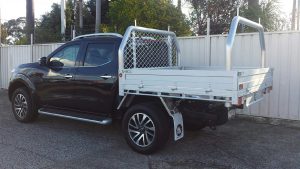 Nissan Navara NP300 Dual Cab with Tiger Tradie tray #14