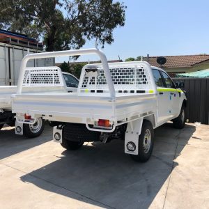 Fleet Car with White Steel Tray