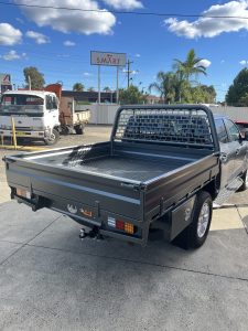 Aztec Silver Steel Tray with underbody toolboxes and trundle drawer #10
