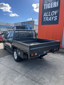 Aztec Silver Steel Tray with underbody toolboxes and trundle drawer #22