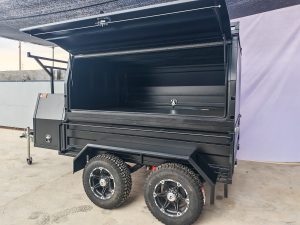 Tradesmen Trailer inc. removeable canopy 2 drawer toolbox #9