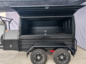 Tradesmen Trailer inc. removeable canopy 2 drawer toolbox #13