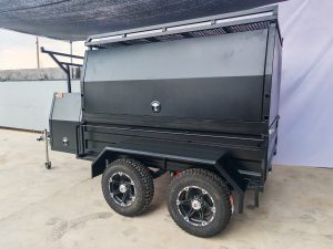Tradesmen Trailer inc. removeable canopy 2 drawer toolbox #10