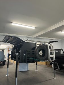 Fully Kitted with Add On Accesories Black Powdercoated Canopy #17