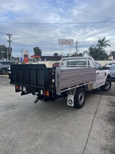 Tailgate Loader with Tiger Tradie Tray 450mm Sideboard #4