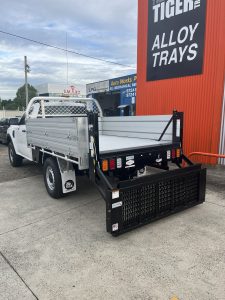 Tailgate Loader with Tiger Tradie Tray 450mm Sideboard #1