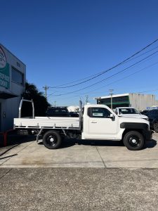 Kia Tasman Single Cab with Tough Series Tray and Ladder Rack #12
