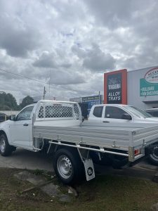 Single Cab Isuzu Dmax with a Tiger Heavy Duty Tough Alloy Tray #9