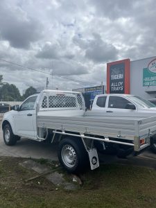 Single Cab Isuzu Dmax with a Tiger Heavy Duty Tough Alloy Tray #11