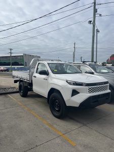 Single Cab Toyota Hilux with a Tiger Heavy Duty Tough Alloy Tray and Trundle Drawer #5