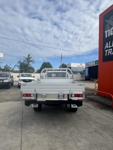 Single Cab Toyota Hilux with a Tiger Heavy Duty Tough Alloy Tray and Trundle Drawer  #7