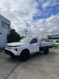 Toyota Hilux Single Cab with Tiger Heavy Duty Tough Alloy Series and Trundle Drawer #59