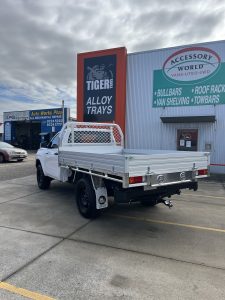 Toyota Hilux Single Cab with Tiger Heavy Duty Tough Alloy Series and Trundle Drawer #57