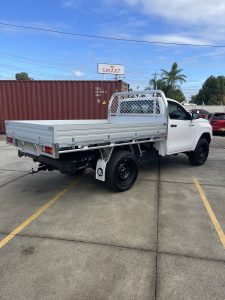 Toyota Hilux Single Cab with Tiger Heavy Duty Tough Alloy Series and Trundle Drawer #56