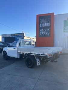 Isuzu Dmax Single Cab with Tiger Tough Heavy Duty Series Alloy Tray #72