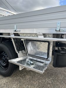 Toyota Hilux Single Cab with Tiger Heavy Duty Tough Alloy Series (and Trundle Drawer, Underbody Toolbox and ladder rack) #94