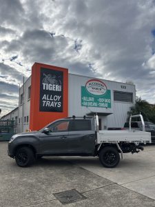 SsangYong Musso Dual cab with Tradie Tray
