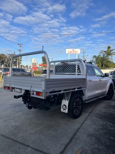Dual Cab GWM with Tiger Tough Alloy Series Tray (ft. ladder rack) #6